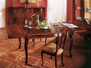 ROYAL NOCE / Extensible table, Table carre classique avec extension pour salles  manger