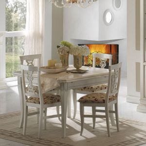 San Marco E-312L, Table carre extensible, style classique