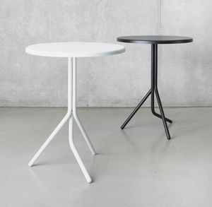 Cjossul Table, Table ronde en acier, pour l'intrieur et l'extrieur
