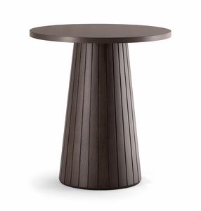 CORDOBA TABLE 082 H75 T, Table ronde en bois