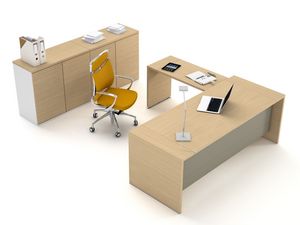 Loop In bureau oprationnel 1, Bureau oprationnel bureau, structure et plateau en bois