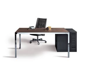 More tche bureau 1, Bureau oprationnel avec structure en mtal, adapt pour le bureau moderne