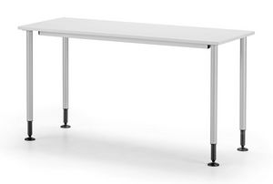 SYSTEM 790, Table en mtal simple avec pieds rglables, pour le bureau