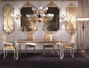 Art.952, Table  manger de luxe avec des dcorations d'or