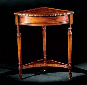 Complements side table 755, Coin table d'appoint en bois sculpt
