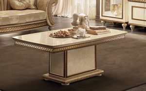 Fantasia table  caf, Table basse avec dessus en marbre