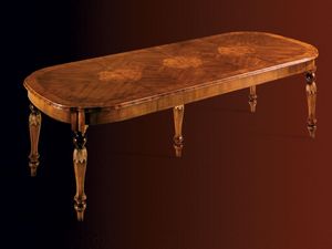 Hepplewhite table 742 extendable, Table  manger extensible en bois