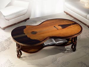 TL36 Pois petite table, Table basse de style, la basse de violon en forme, pour le salon