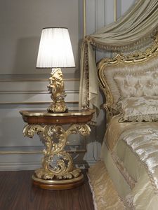 Art. 2012 table de chevet, Table de chevet de style baroque