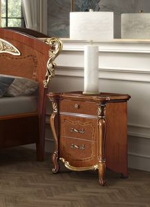 Fenice Art. 4306, Table de chevet lgante de style classique