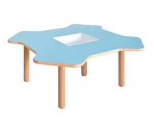 ELICA, Table en bois pour les enfants, sous la forme d'hlice