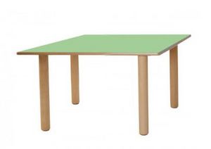 IT_Q, Table en bois carr, pour les jardins d'enfants et les coles