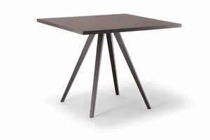 MILANO TABLE 083 H75, Table carre  usage contractuel