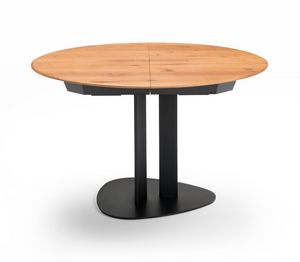 Clark, Table avec plancher rond extensible