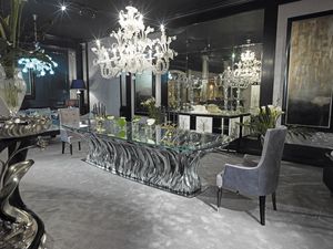 FICUS Table, Table en cristal de luxe