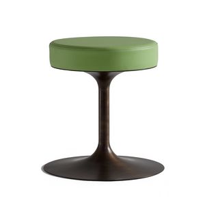 Art.365/POUF, Pouf avec assise ronde et pitement cloche