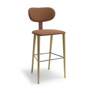 Line 1 legno tabouret, Tabouret rembourr au design contemporain