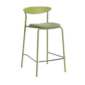 Nort SG, Tabouret empilable avec structure en mtal peint