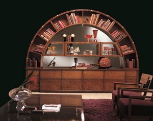 VL13 Arco vitrine, Cabinet Bibliothque d'affichage, classique, incrust